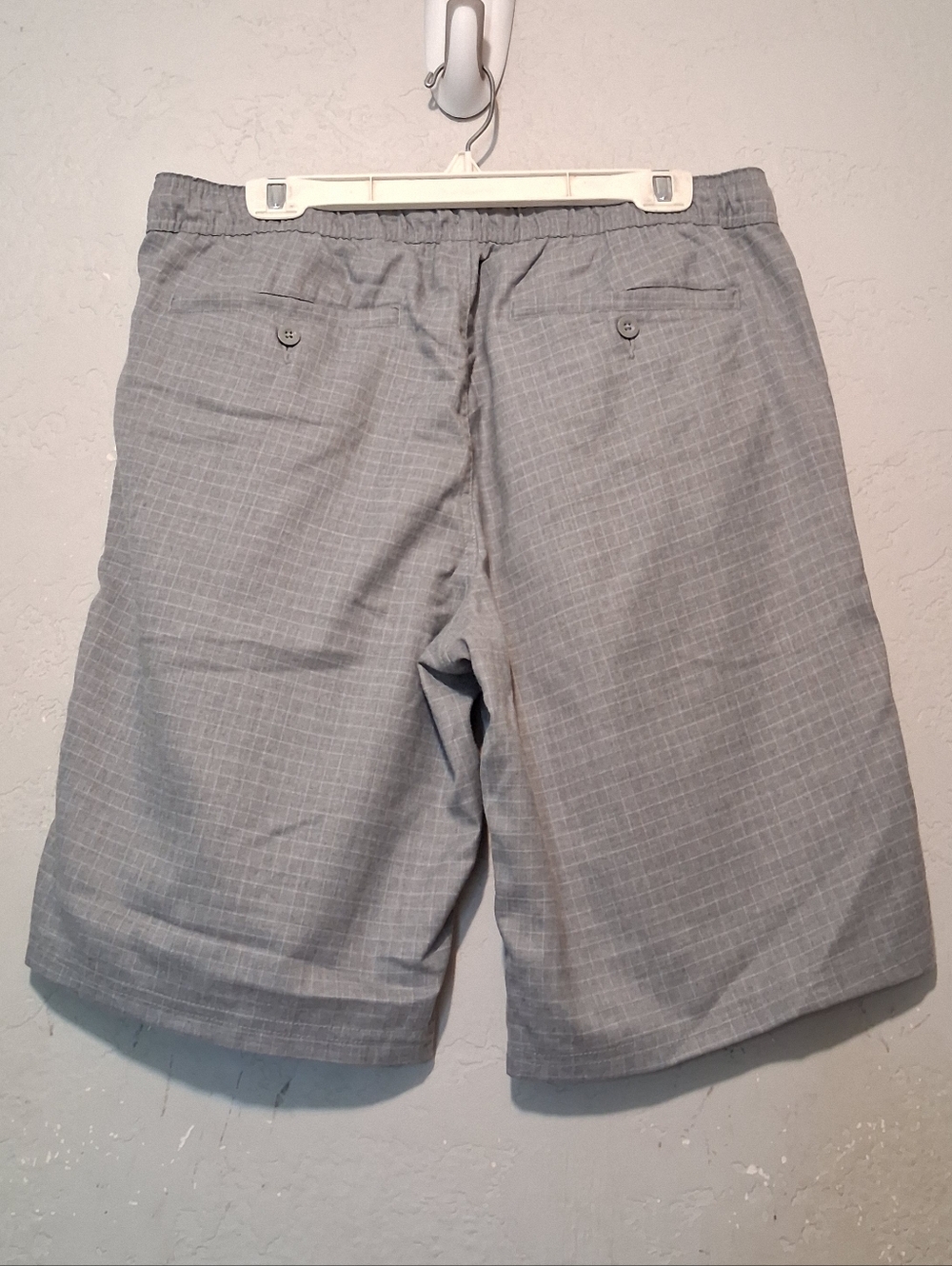 Hang Ten Sports Men Shorts Drawstring Pockets SzXL Gray Vacation Walk - Picture 3 of 15